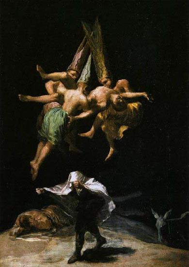 Francisco de goya y Lucientes Witches in the Air oil painting image